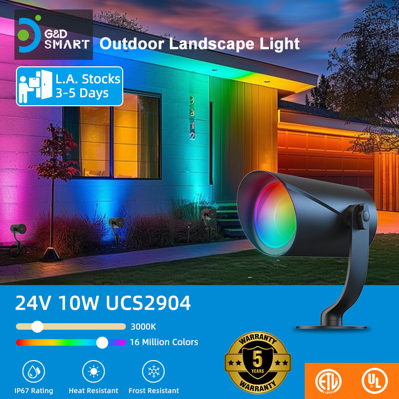 C6604 24V 10W RGBW landscape accent light by G&D SMART