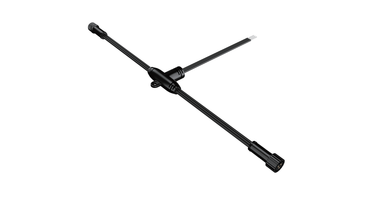SH-M12A T-Cable tee connector for permanent outdoor lighting systems