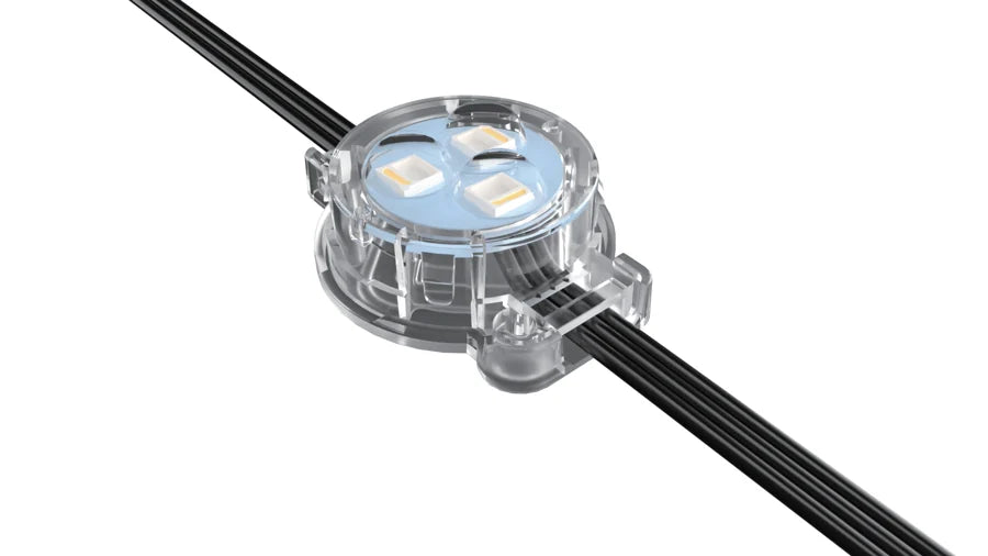 Permanent roofline lighting system components